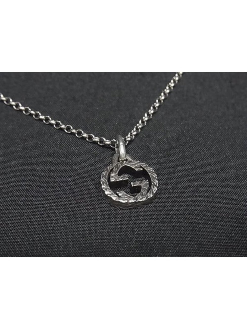 Gucci Necklace Interlocking Silver - Picture 2 of 3